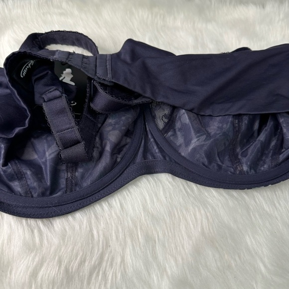 Sculptresse Chi Chi Balconnet Bra Plus Size Unlined Lace Autumn Floral Underwire - Picture 10 of 10